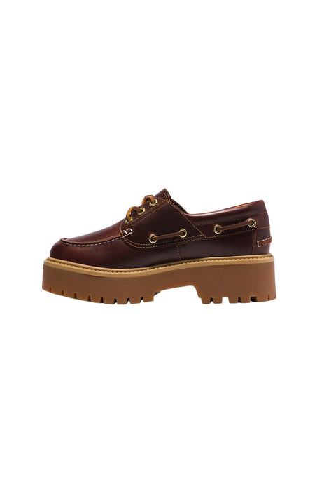 Mocassino da barca Timberland da donna invernale con plateau lato 3