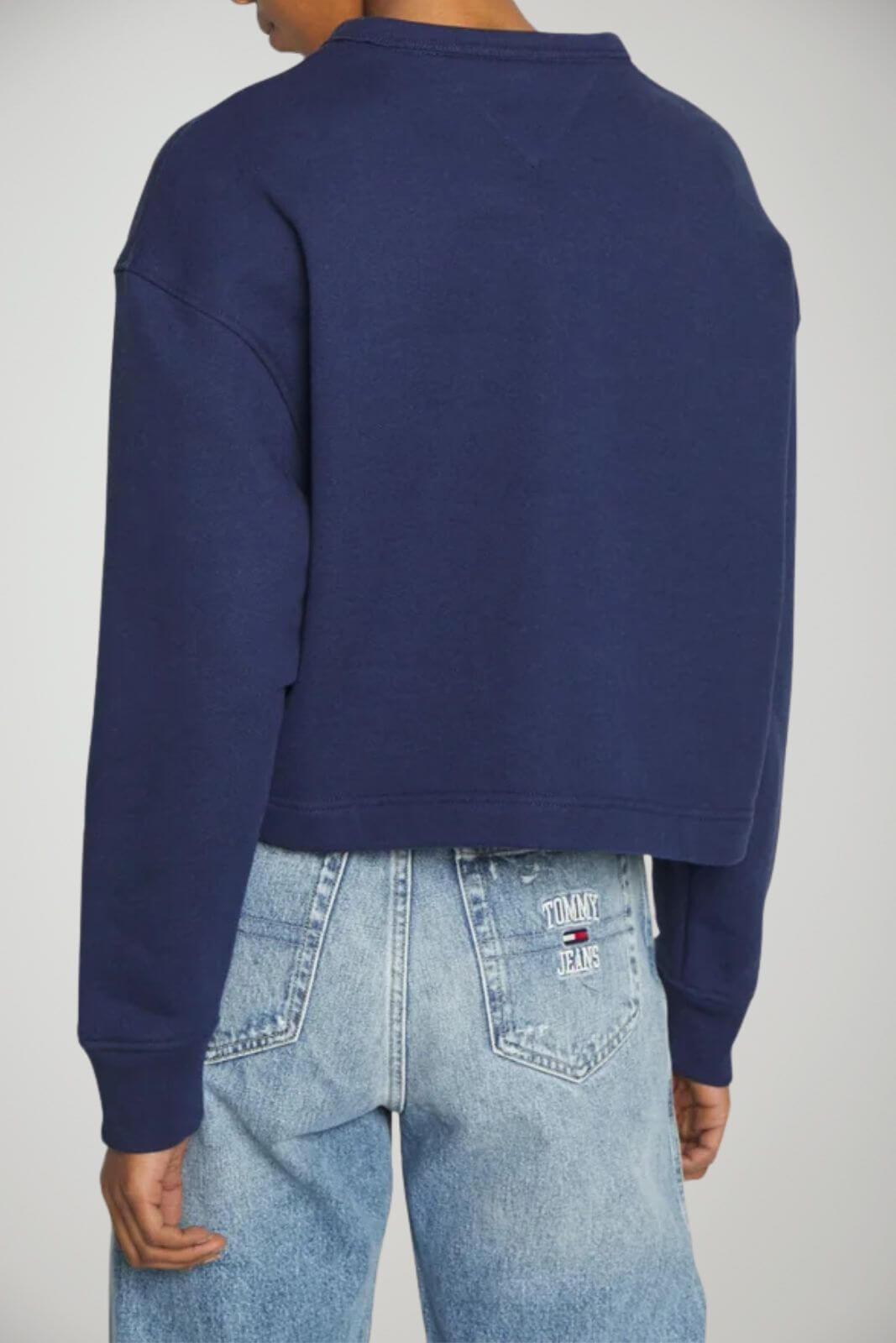 Tommy Jeans Felpa Donna Crop con stampa tie dye