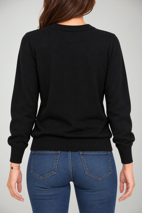 Tricot Chic Maglia Donna con Paillettes