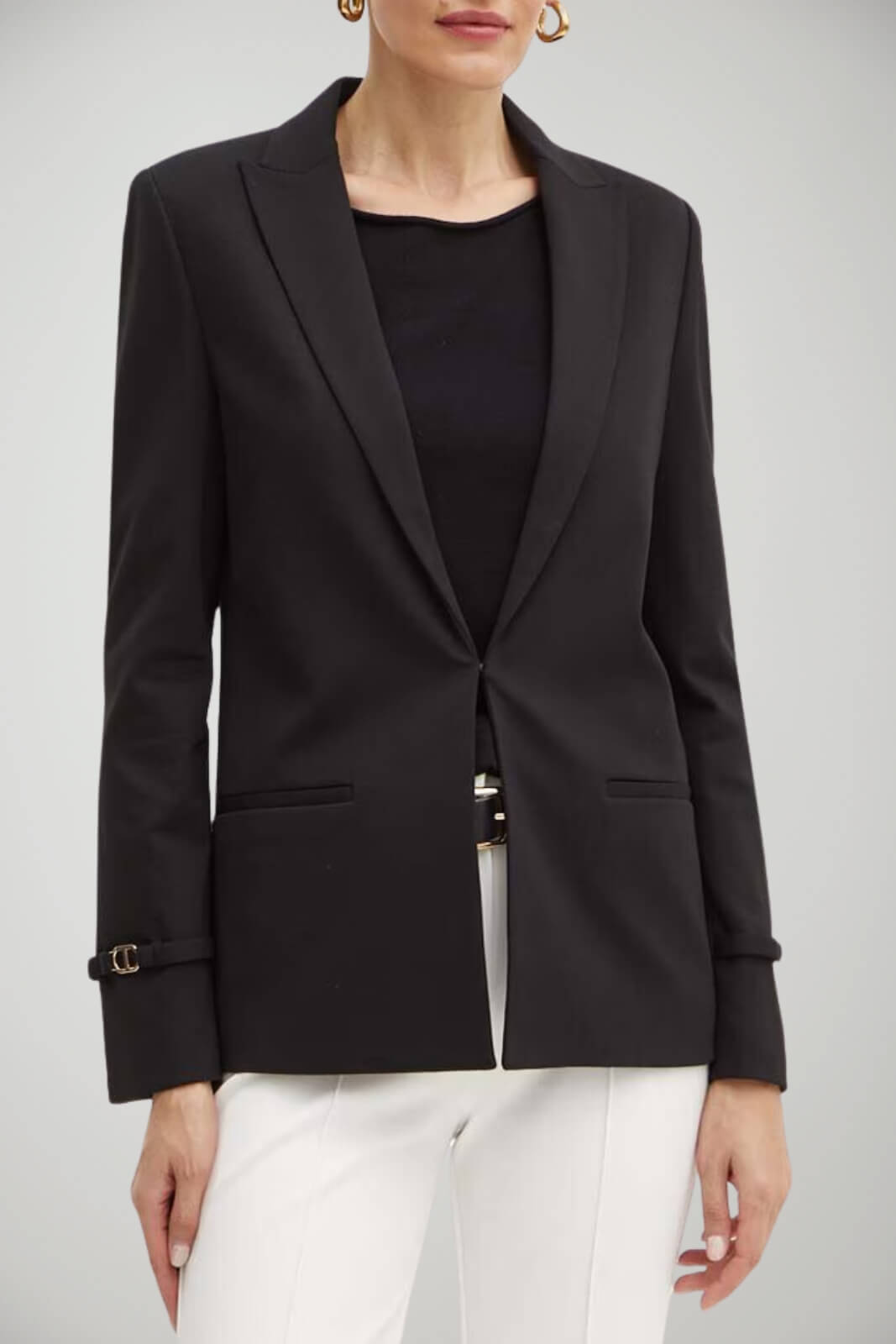 Blazer donna Twinset con cinturino oval-t fronte 1
