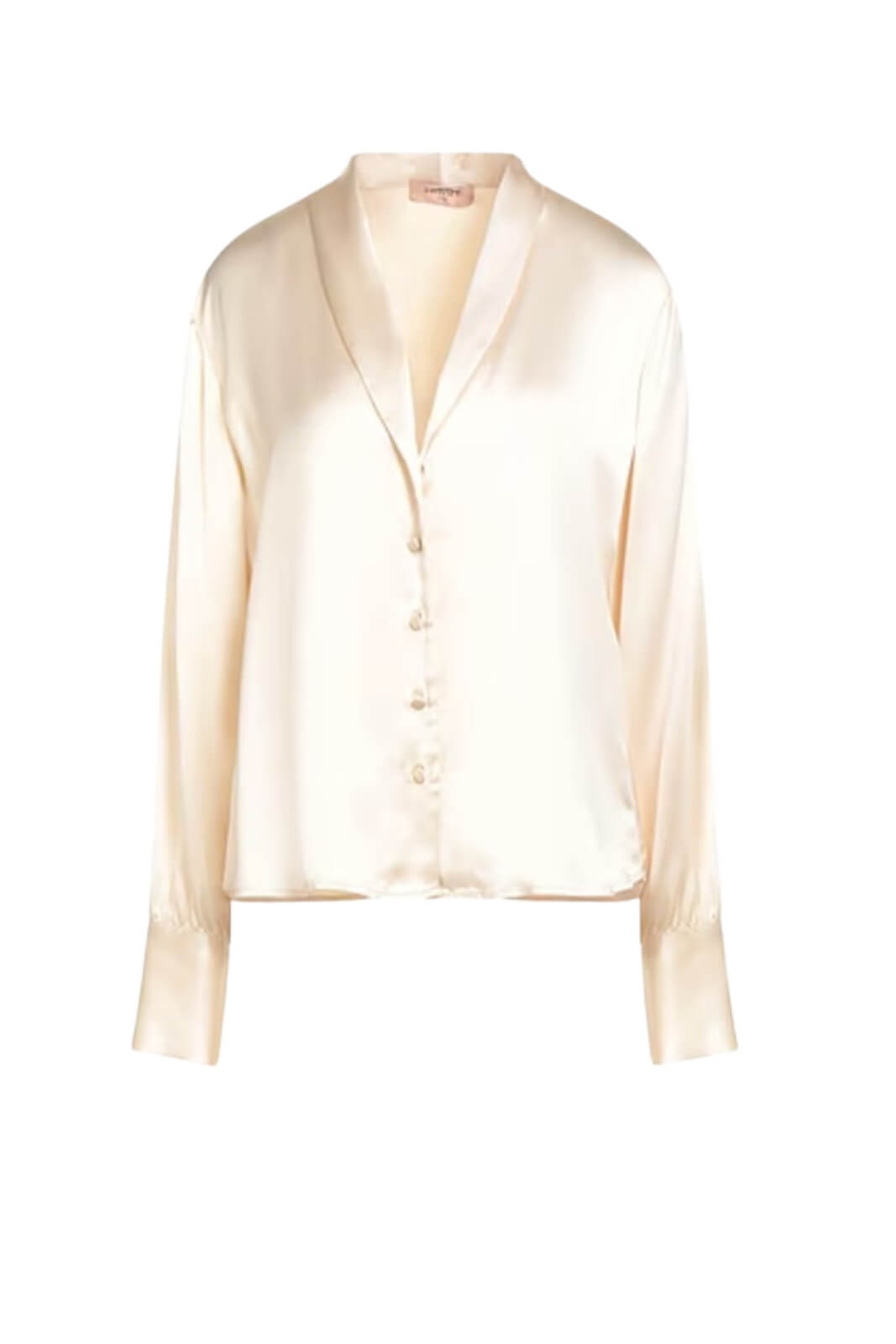 Camicia donna Twinset in raso sciallata fronte