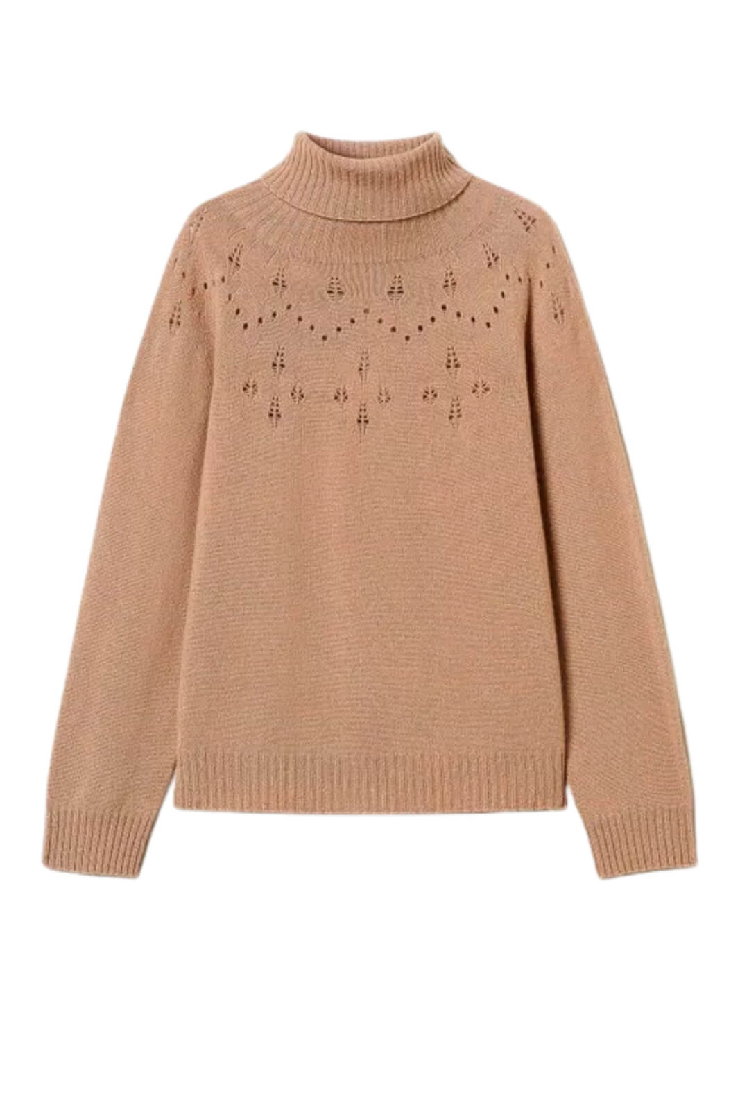 Dolcevita da donna Twinset traforato con lurex