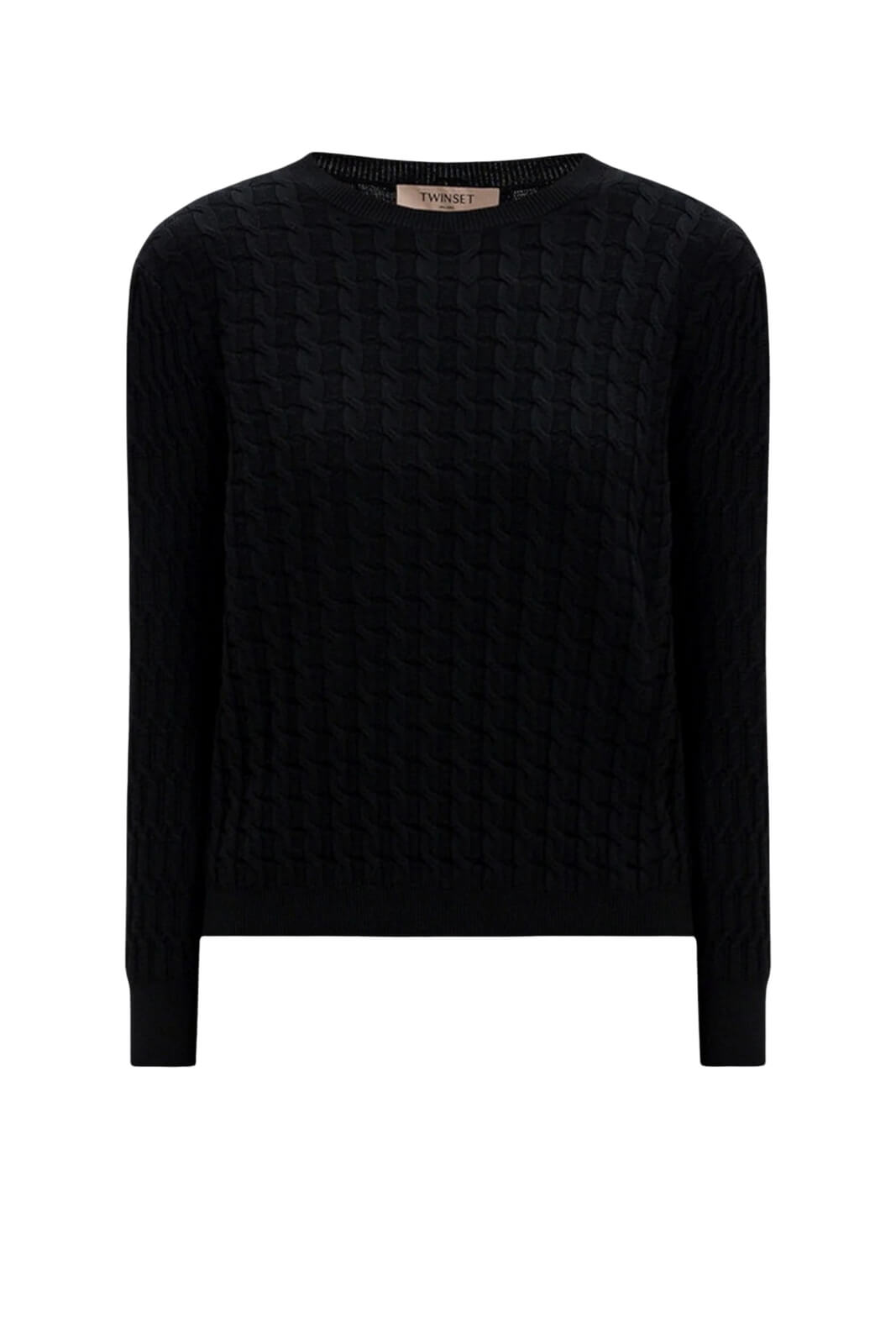 Maglione da donna Twinset a trecce in viscosa