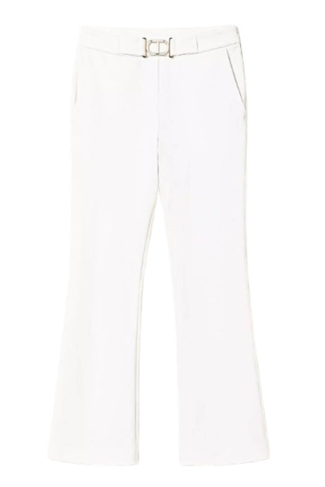 Twinset pantalone donna fibbia logata fronte
