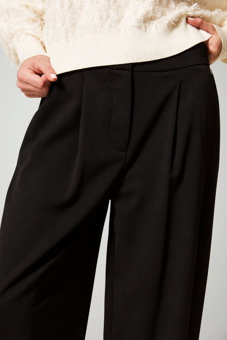 Twinset Actitude Pantaloni Donna Gamba Ampia con Pences