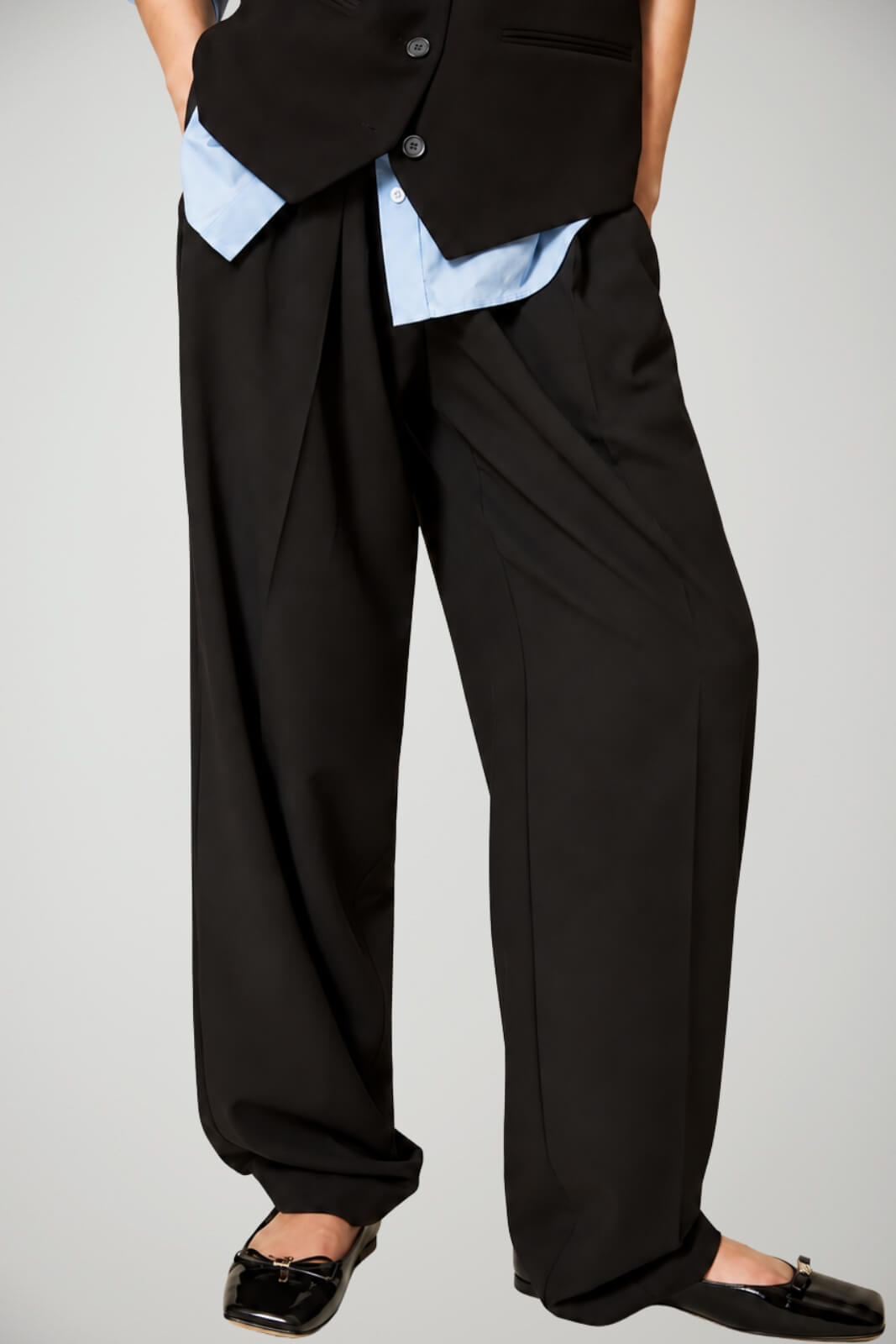 Twinset Actitude Pantaloni Donna Vita Alta con Pences