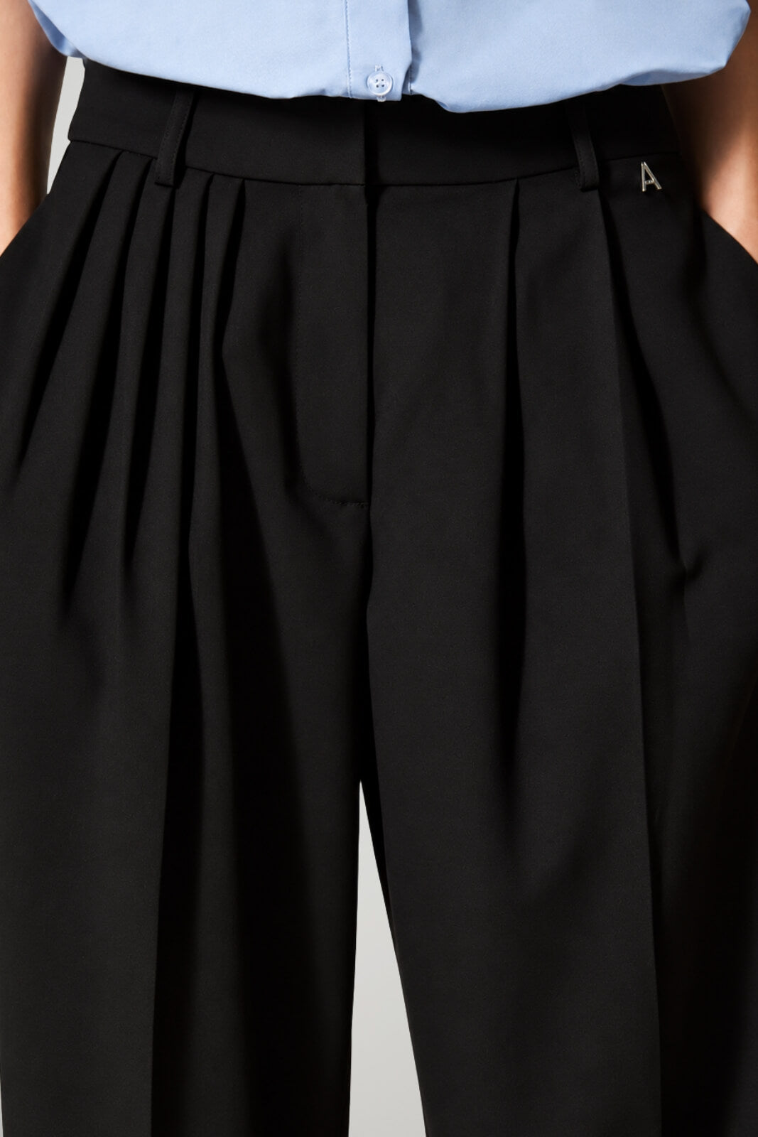 Twinset Actitude Pantaloni Donna Vita Alta con Pences