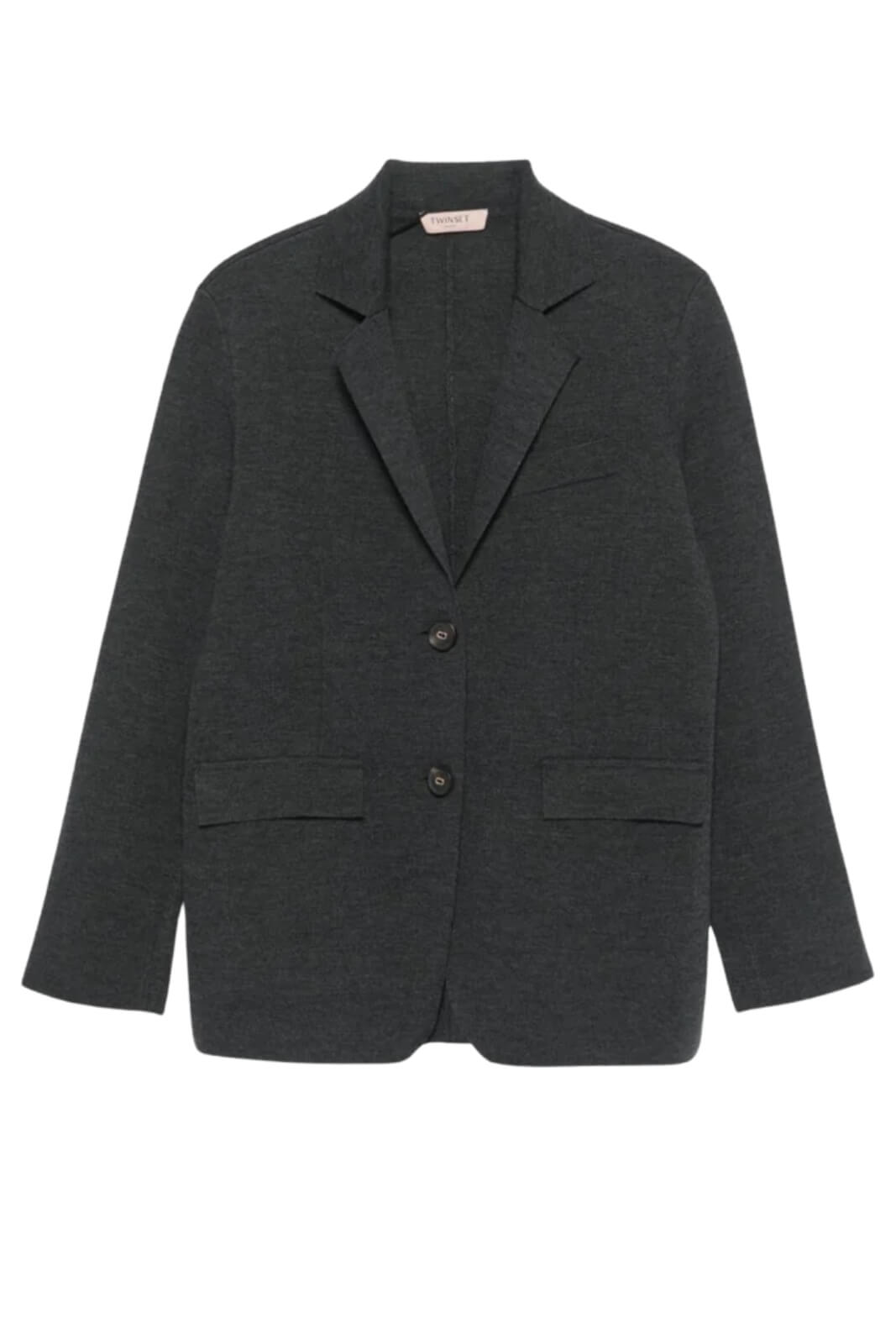 Giacca da donna Twinset monopetto in lana fronte