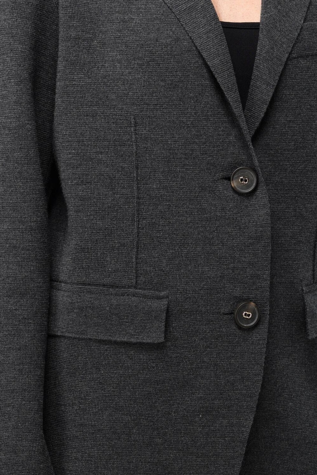 Giacca da donna Twinset monopetto in lana dettaglio