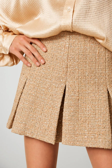 Twinset Milano Mini Gonna in Bouclé con Paillettes