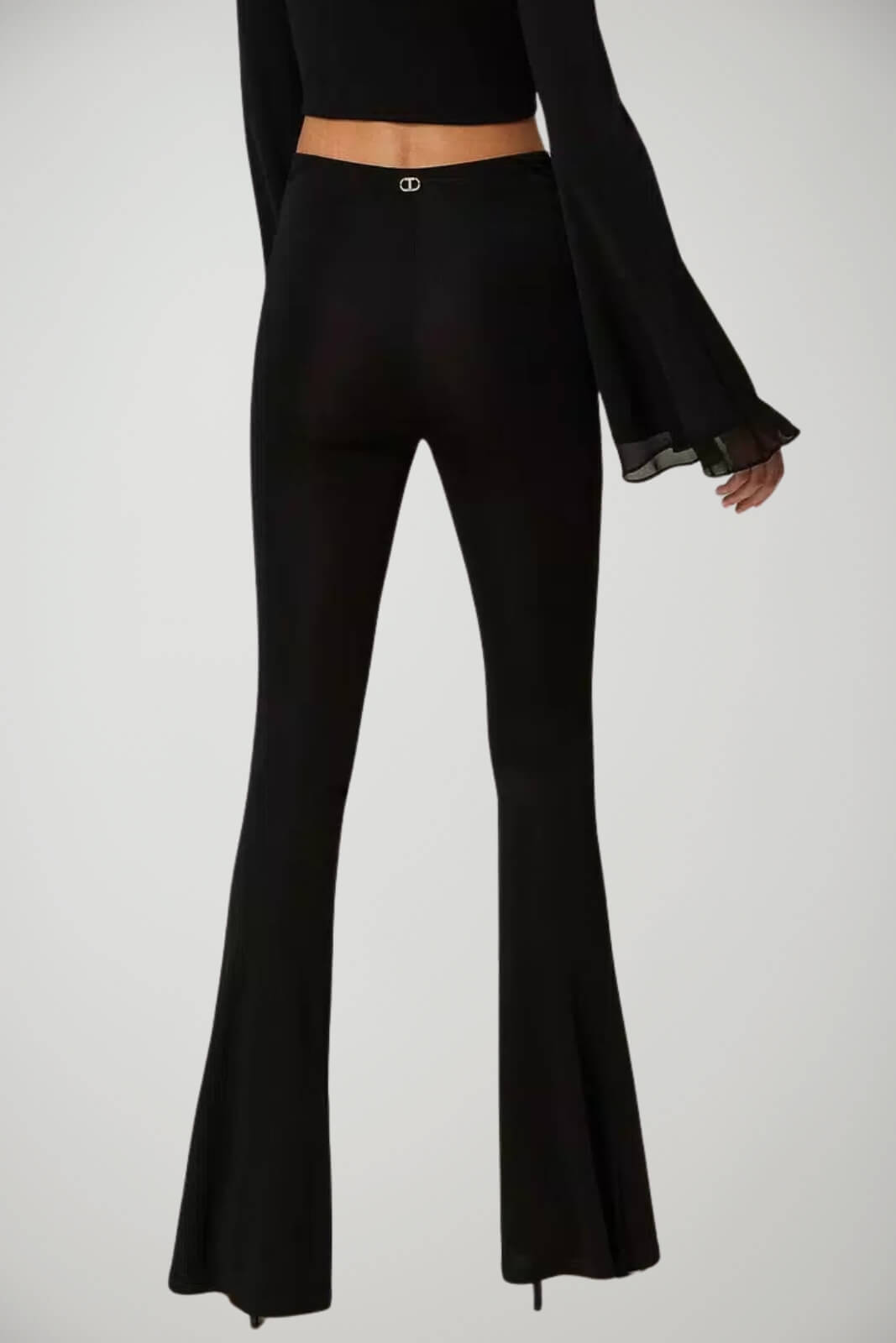 Pantaloni flare da donna Twinset in viscosa retro