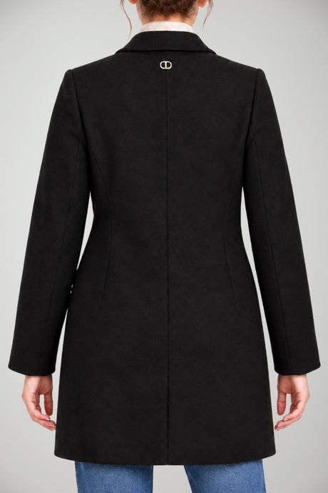 Twinset Milano Cappotto Donna doppiopetto in misto lana