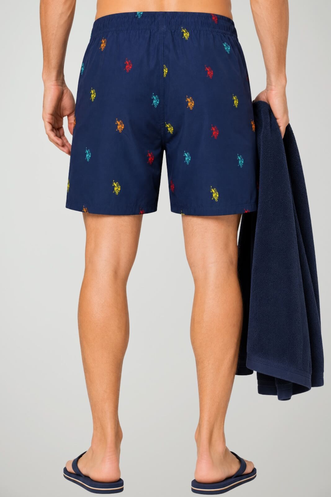 U.S. Polo Assn. Costume Uomo con loghi multicolore