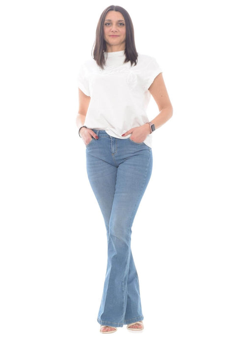 Liu Jo women's bottom up flare jeans