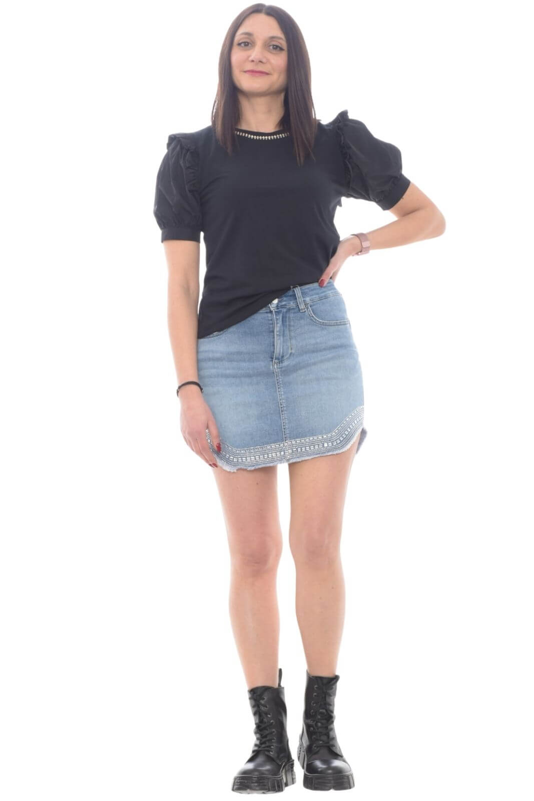 Falda mini vaquera de mujer Liu Jo