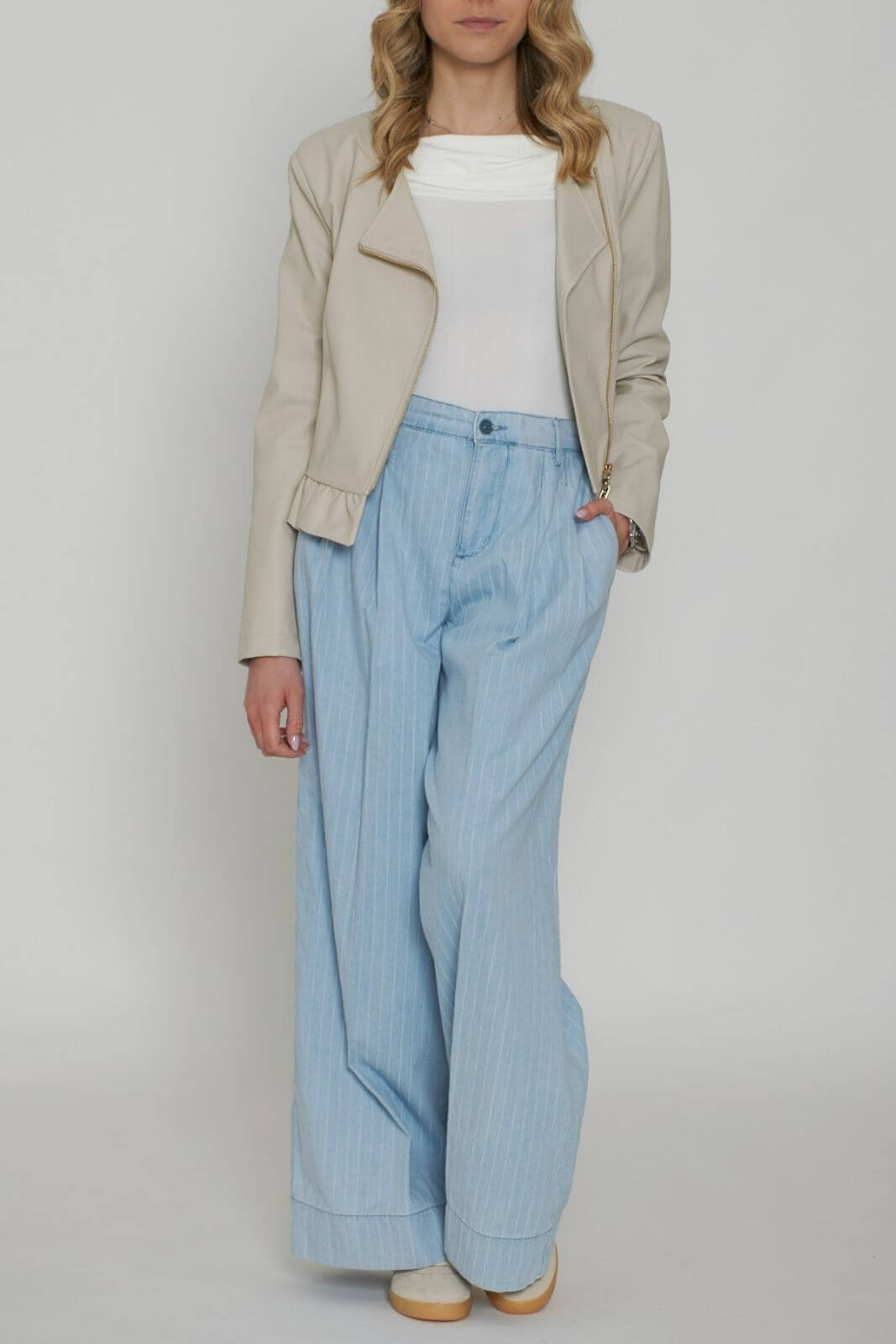 Liu Jo women's striped jeans