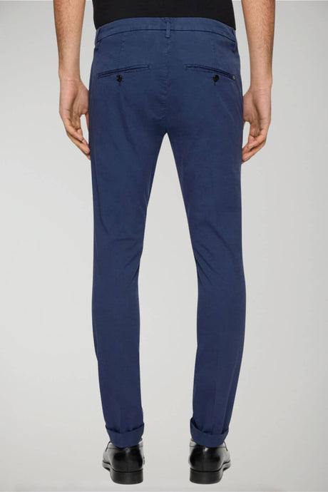 Dondup men's Gaubert slim trousers in lightweight gabardine