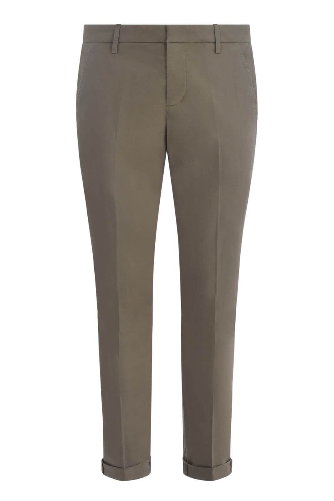 Dondup pantaloni uomo Gaubert slim in gabardina leggera