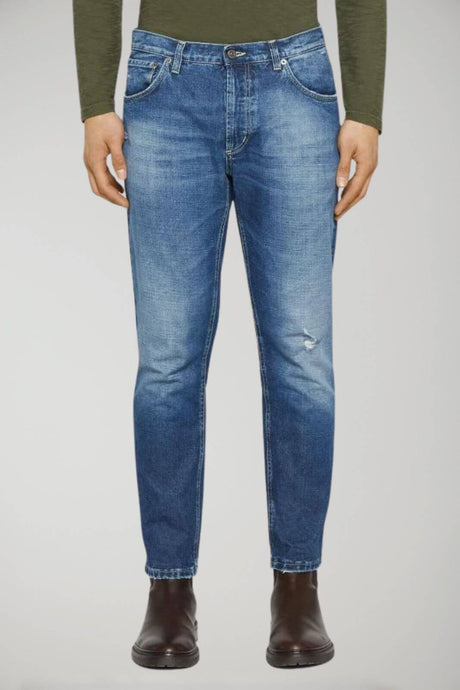 Dondup men's jeans Brighton carrot in fixed denim