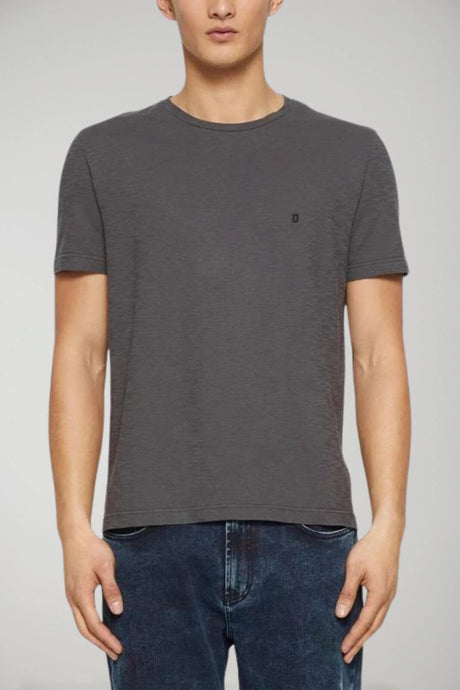 Dondup Men's T Shirt Regular Fit in Flamed Jersey