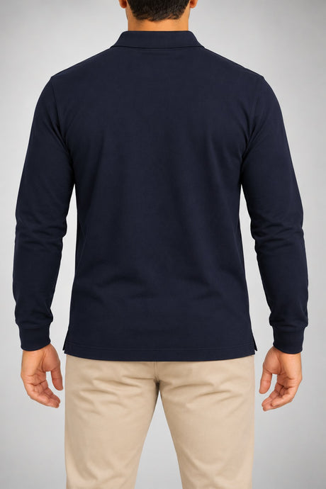 Us Polo Assn Polo Uomo Aust in jersey con maxi logo