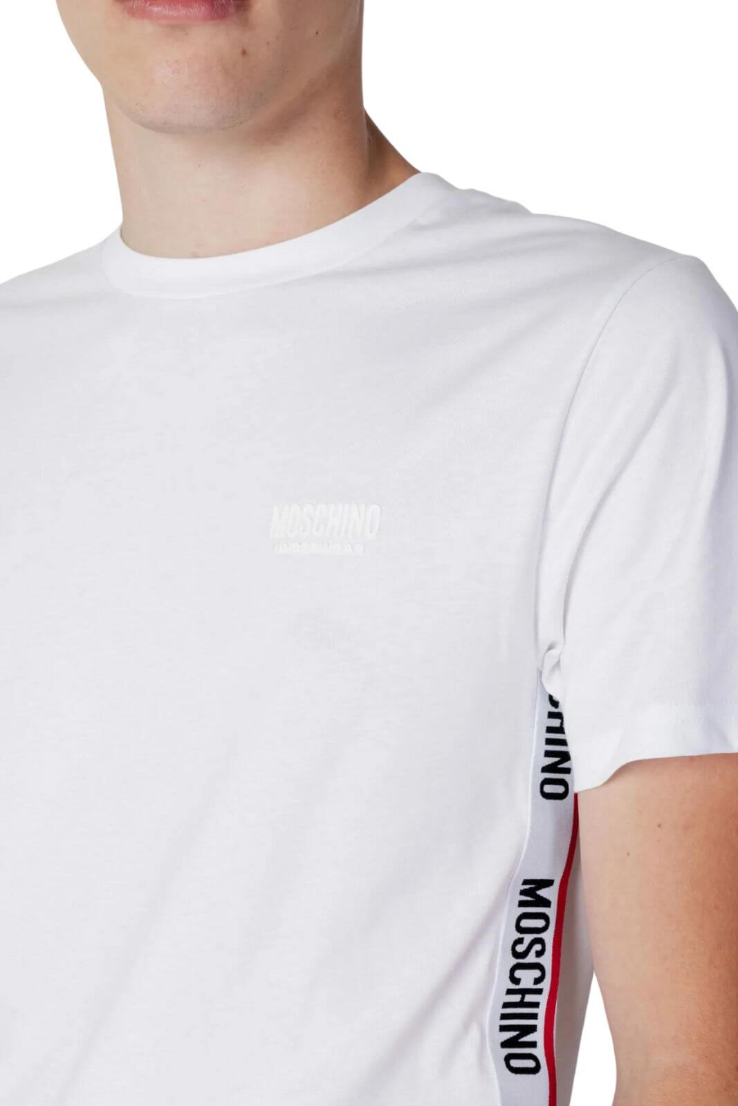 Moschino Underwear T-shirt Uomo con bande logate laterali