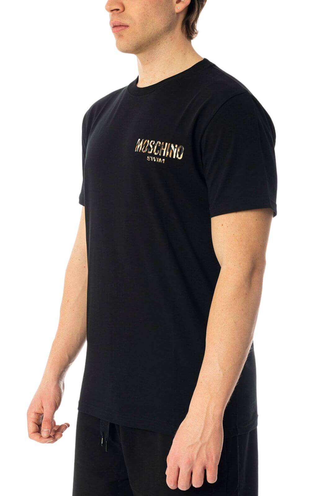 Moschino Swim T-shirt Uomo stampa logo animalier