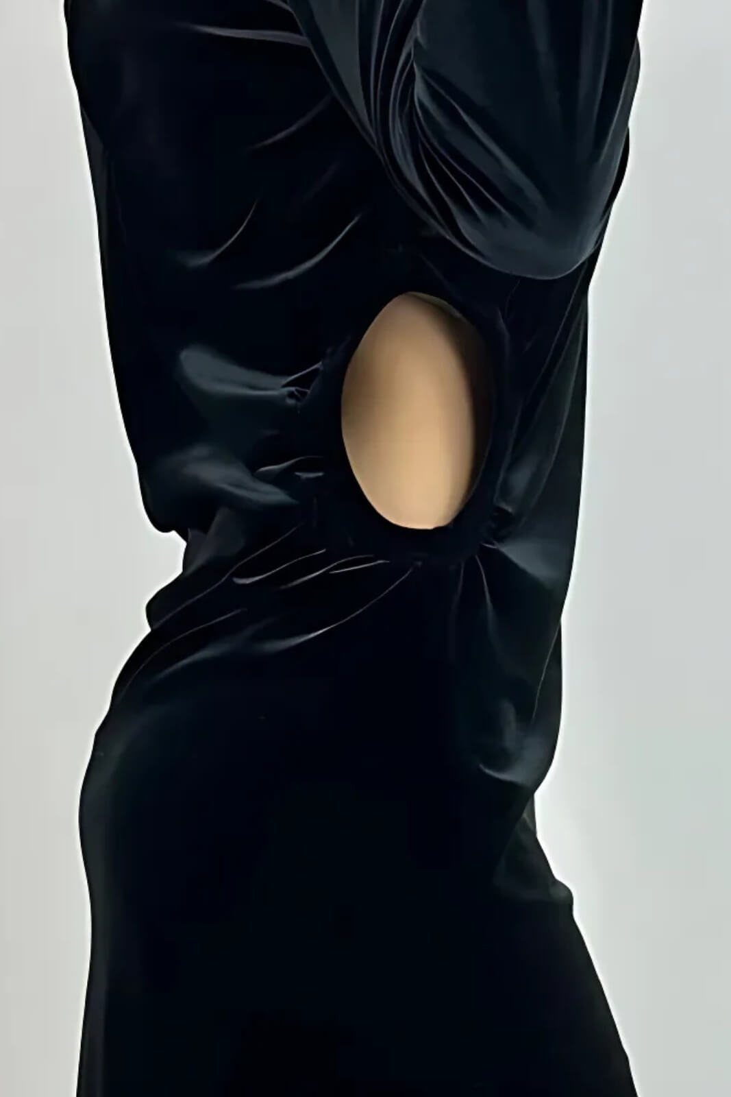 Vicolo Abito Donna in ciniglia con dettaglio cut out