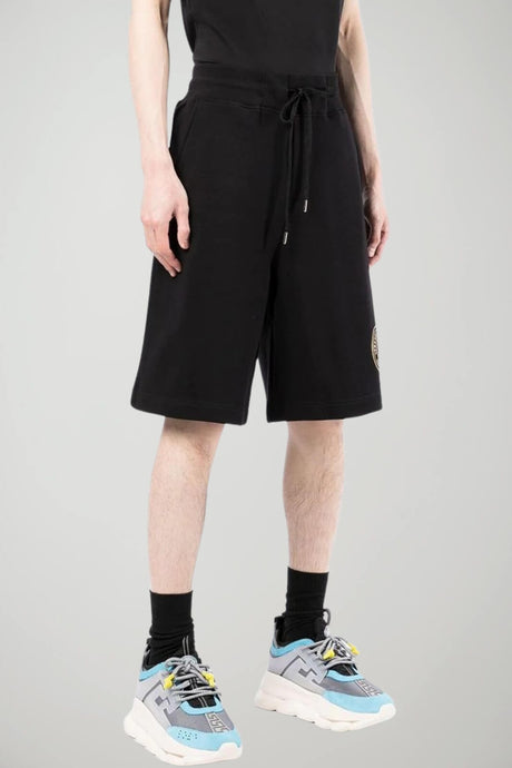 Versace Jeans Couture Bermuda Uomo in felpa con logo in rilievo