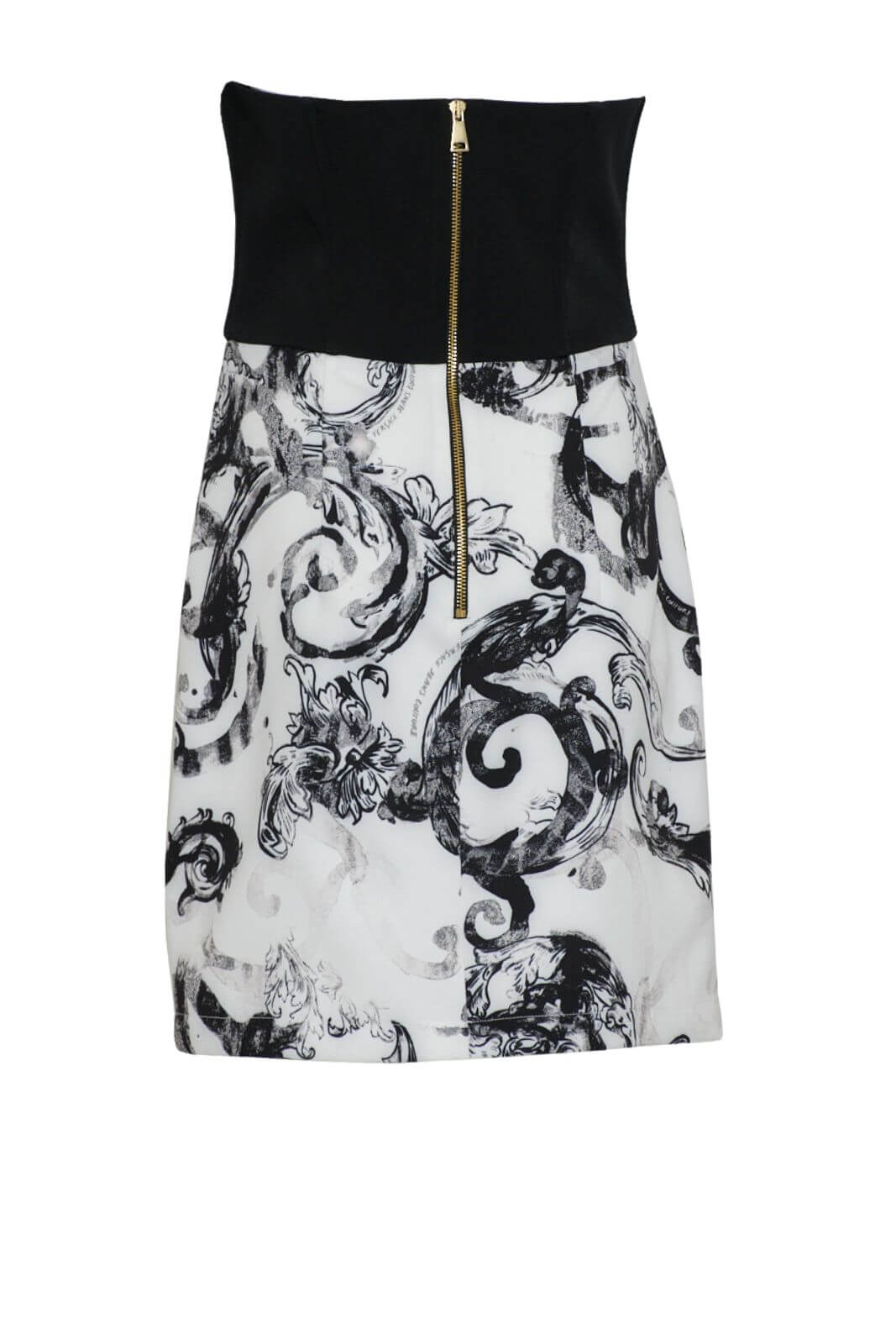 Abito da donna smanicato stampa baroque Versace Jeans Couture retro