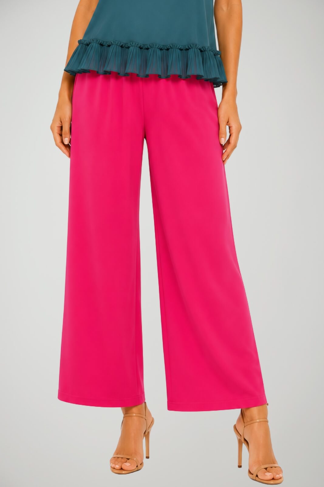 Very Simple Pantaloni Donna in tessuto laminato