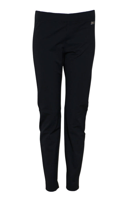 Pantalone slip on con strass Via delle perle fronte