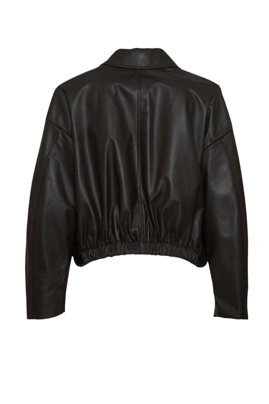 Vicolo Bomber donna in pelle testa di moro