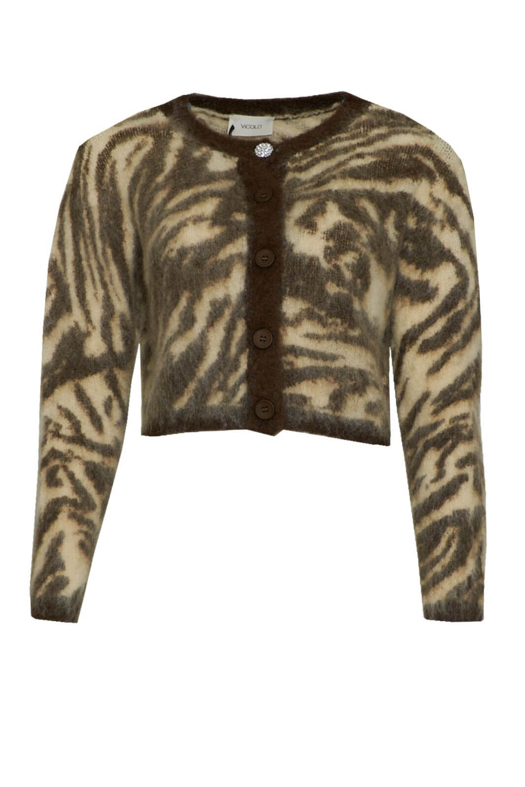 Vicolo cardigan donna crop