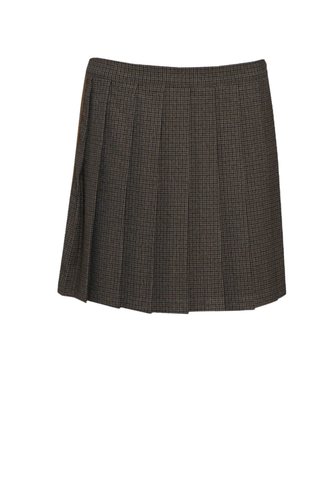 Vicolo gonna donna mini a pieghe