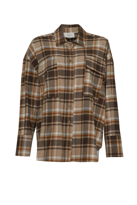 Vicolo camicia donna check in flanella