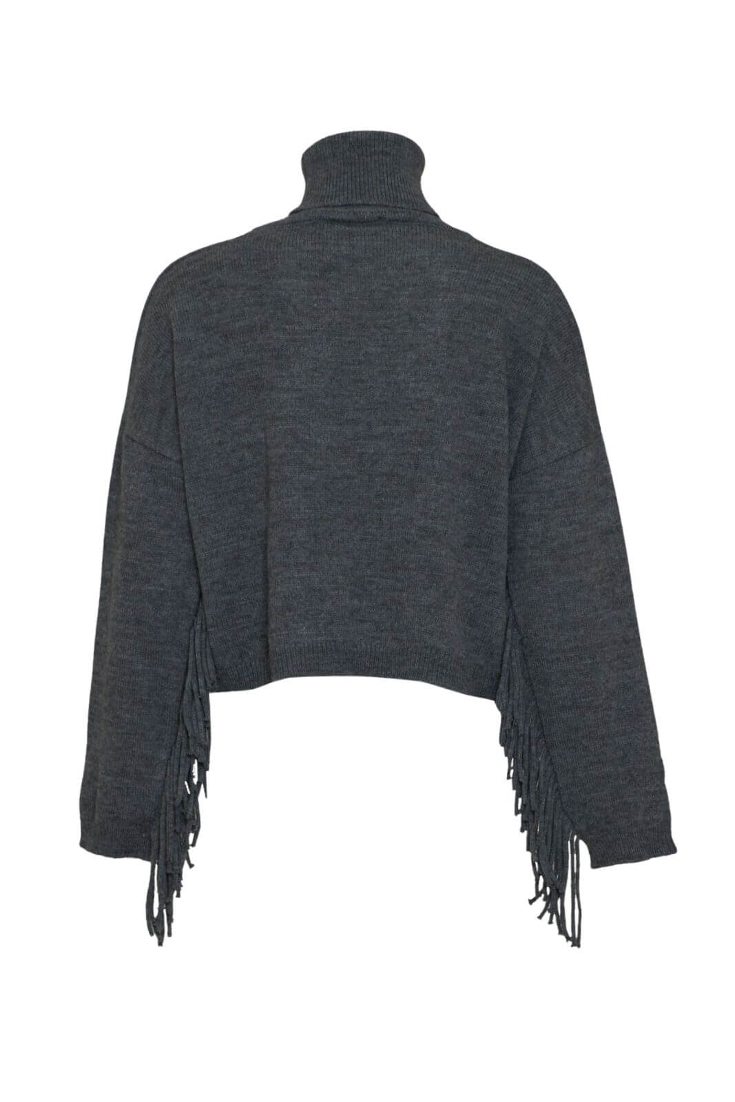 Vicolo dolcevita donna crop con frange