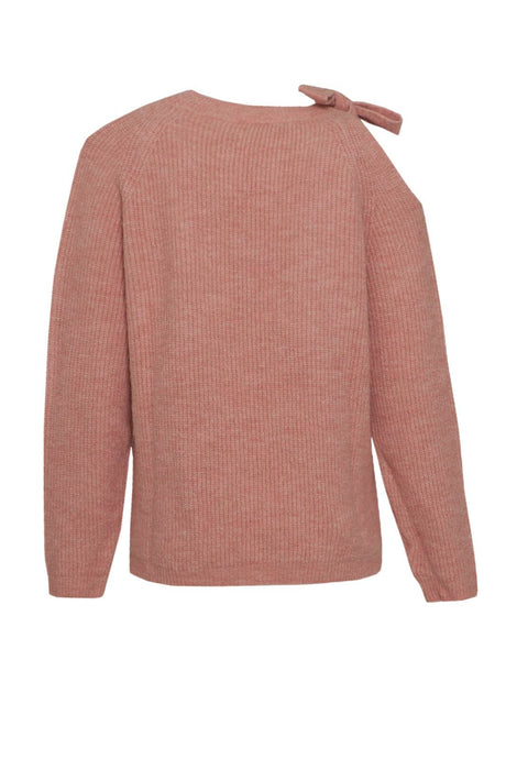 Vicolo maglia donna con cut out e fiocco