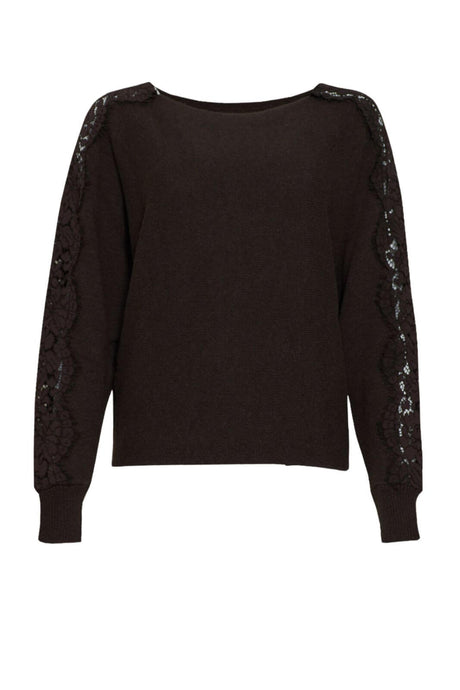 Vicolo maglia donna con inserti in pizzo