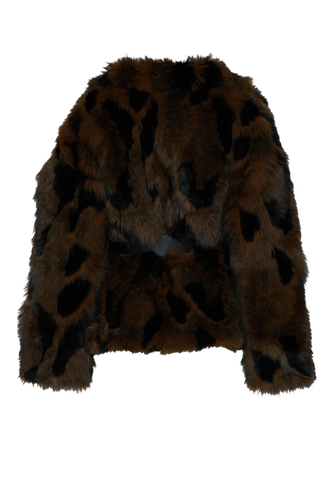 Vicolo pelliccia donna con cintura