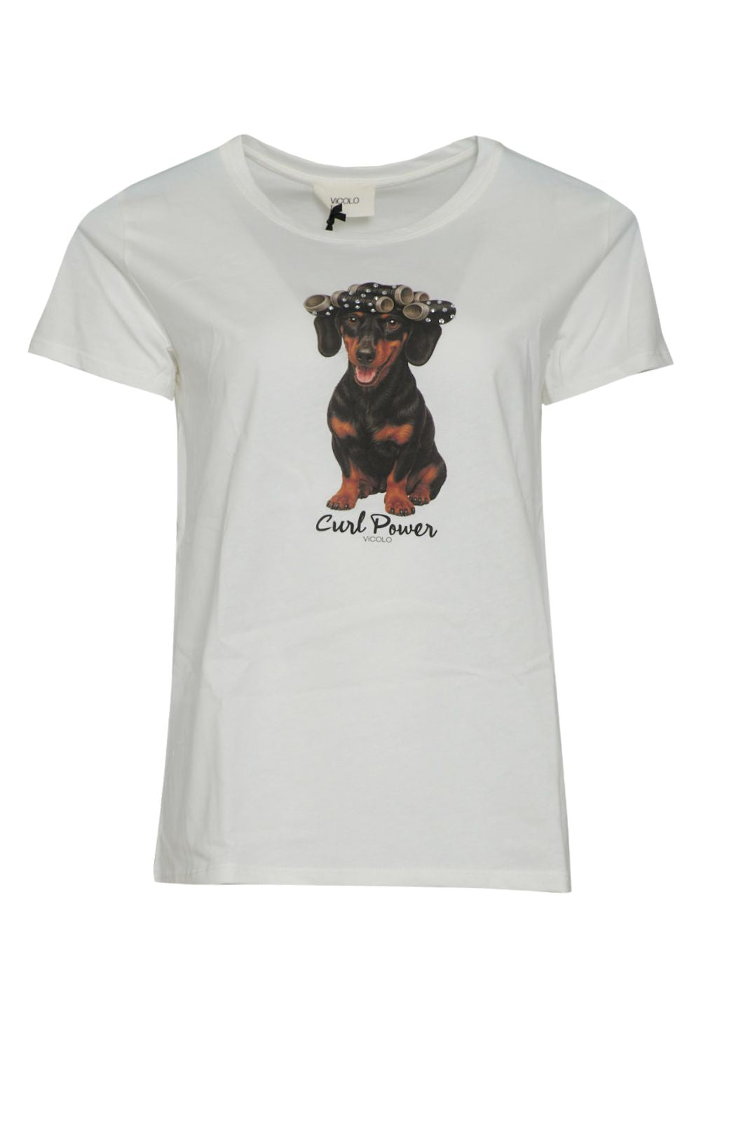 Vicolo T Shirt donna Curl Power