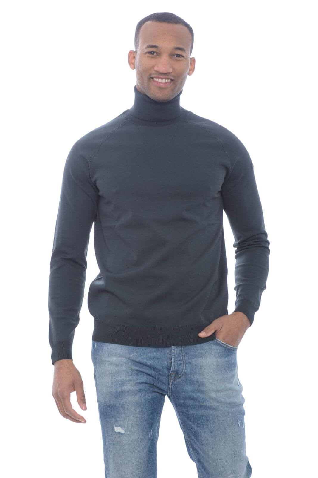 RRD Men's Turtleneck AMOS COTTON TURTLENECK KNIT