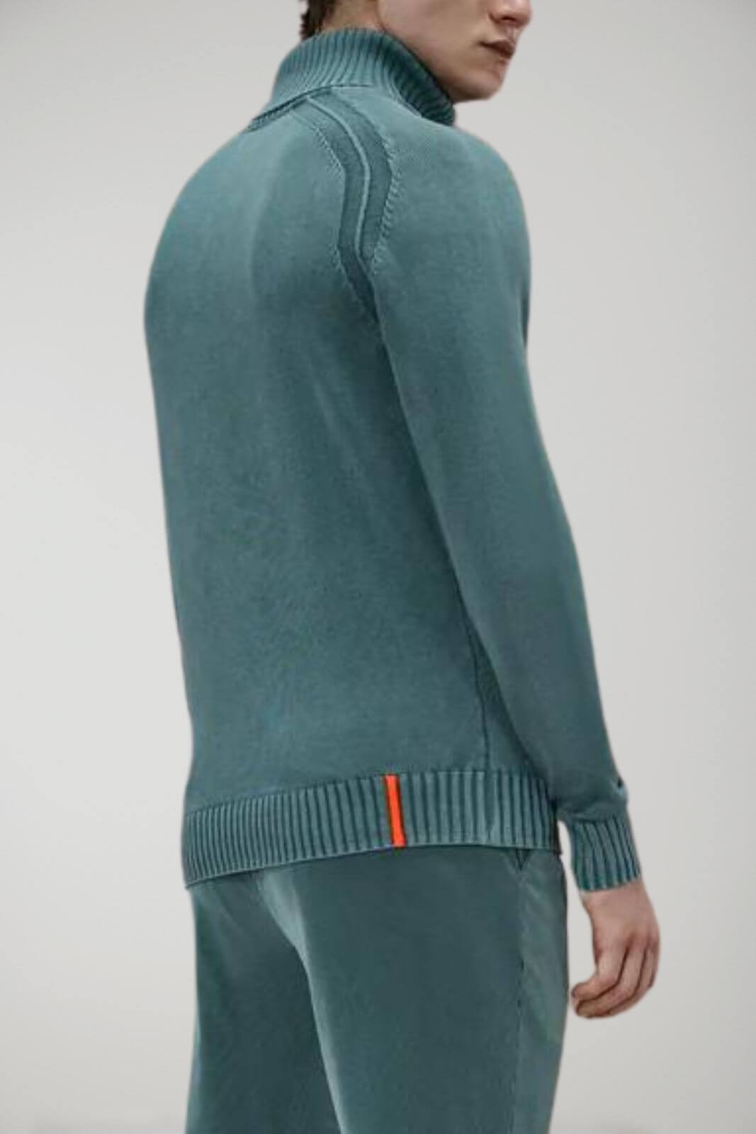 RRD men's Cotton Techno Wash Turtleneck Knit shirt