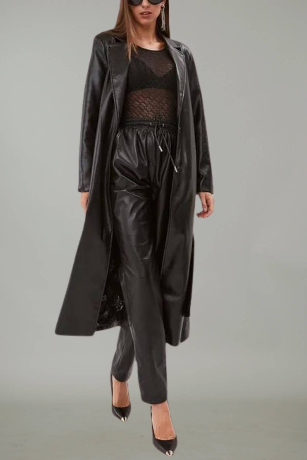 Guess Women's Jogger Pants in Eco-Leather