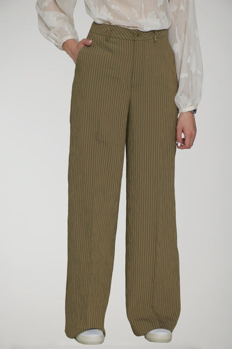 Liu Jo pantaloni donna flare a righe