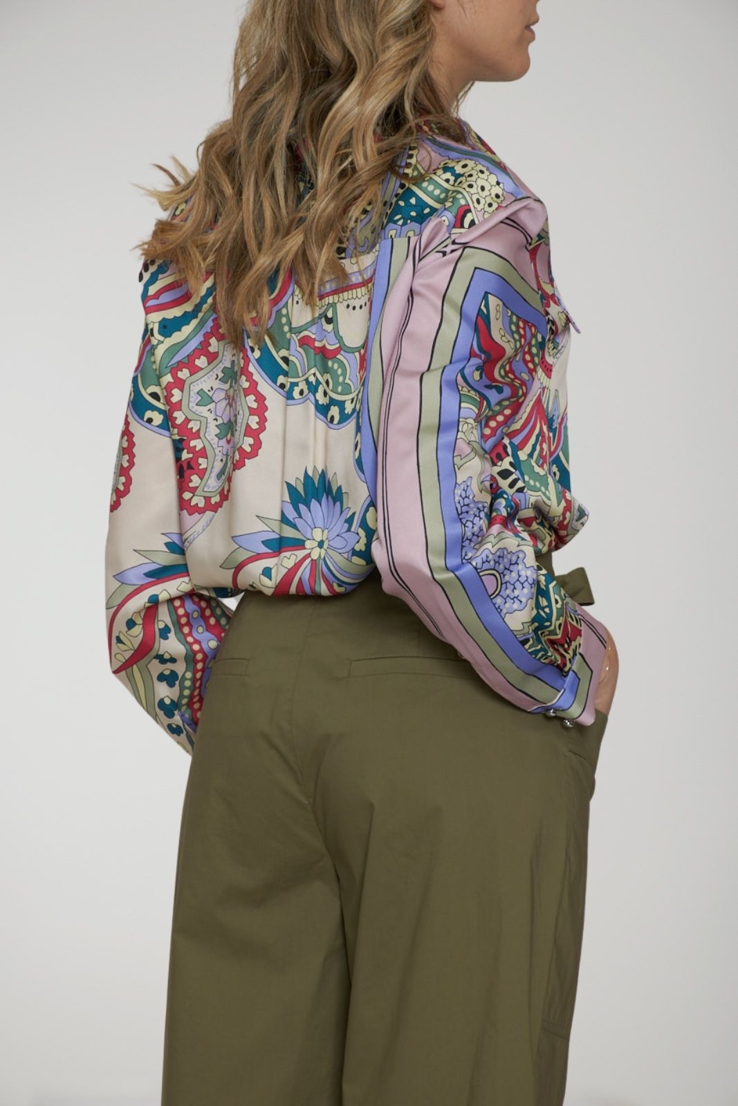 Liu Jo women's printed satin shirt