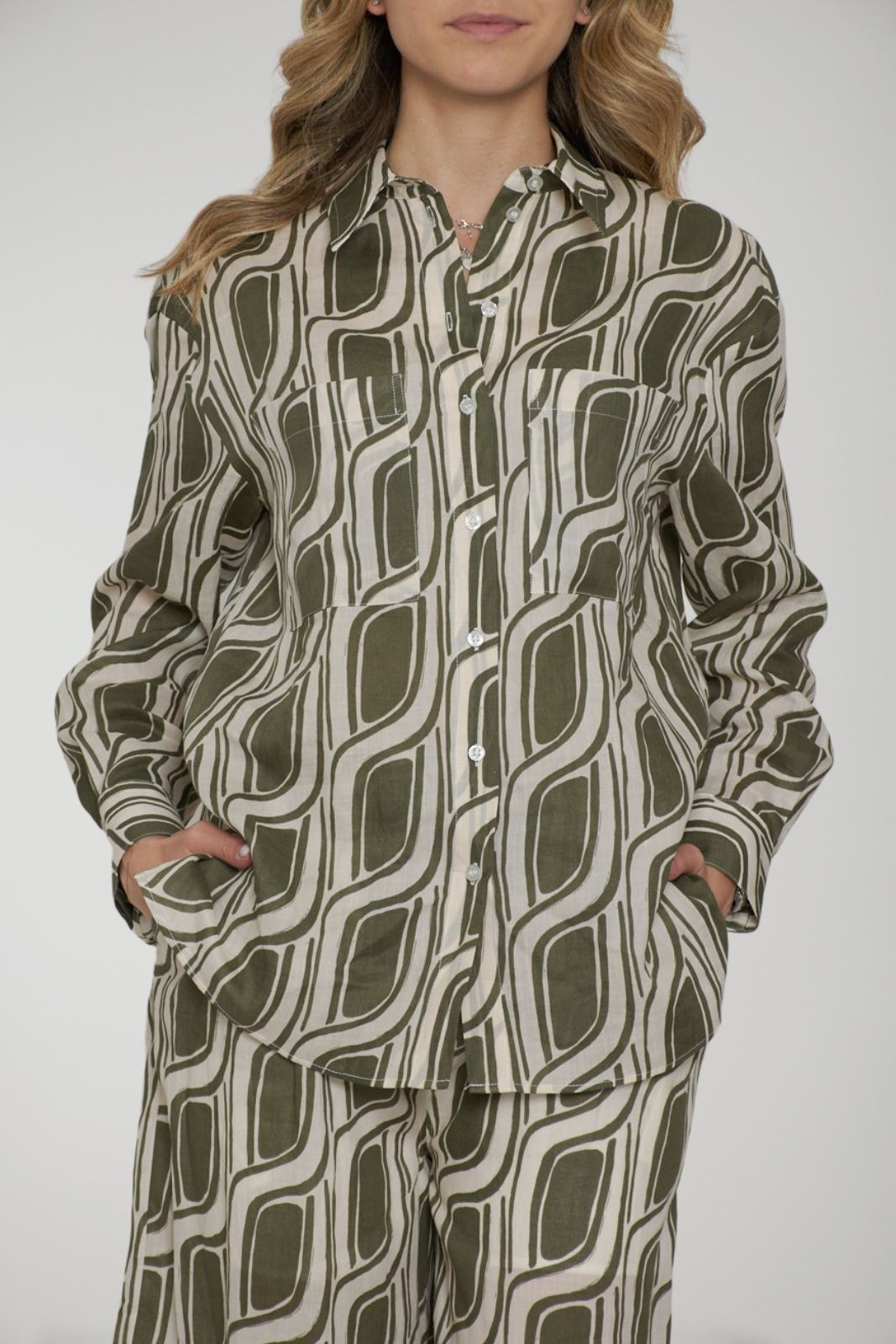 Camisa de ramio de mujer Liu Jo