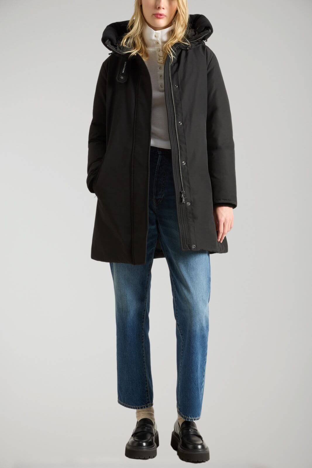 Woolrich women's parka Arctic Parka Evolution in Ramar Cloth