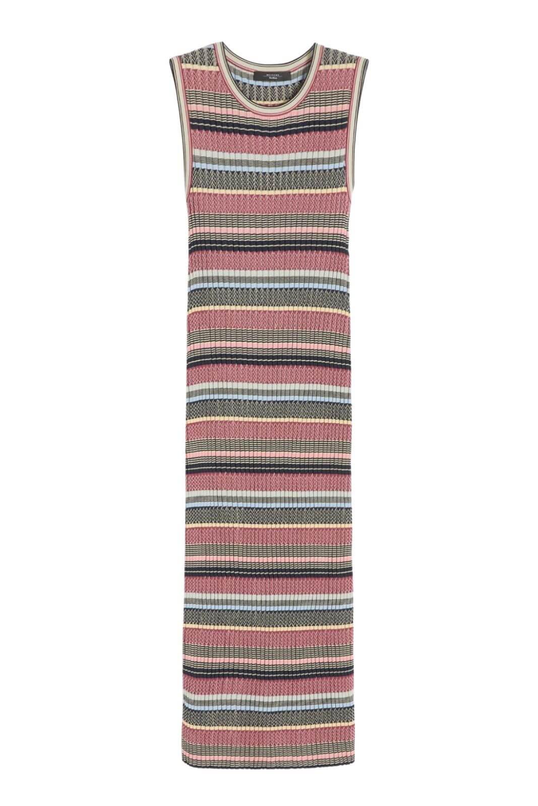 Weekend MaxMara Abito Donna longuette in viscosa multicolore