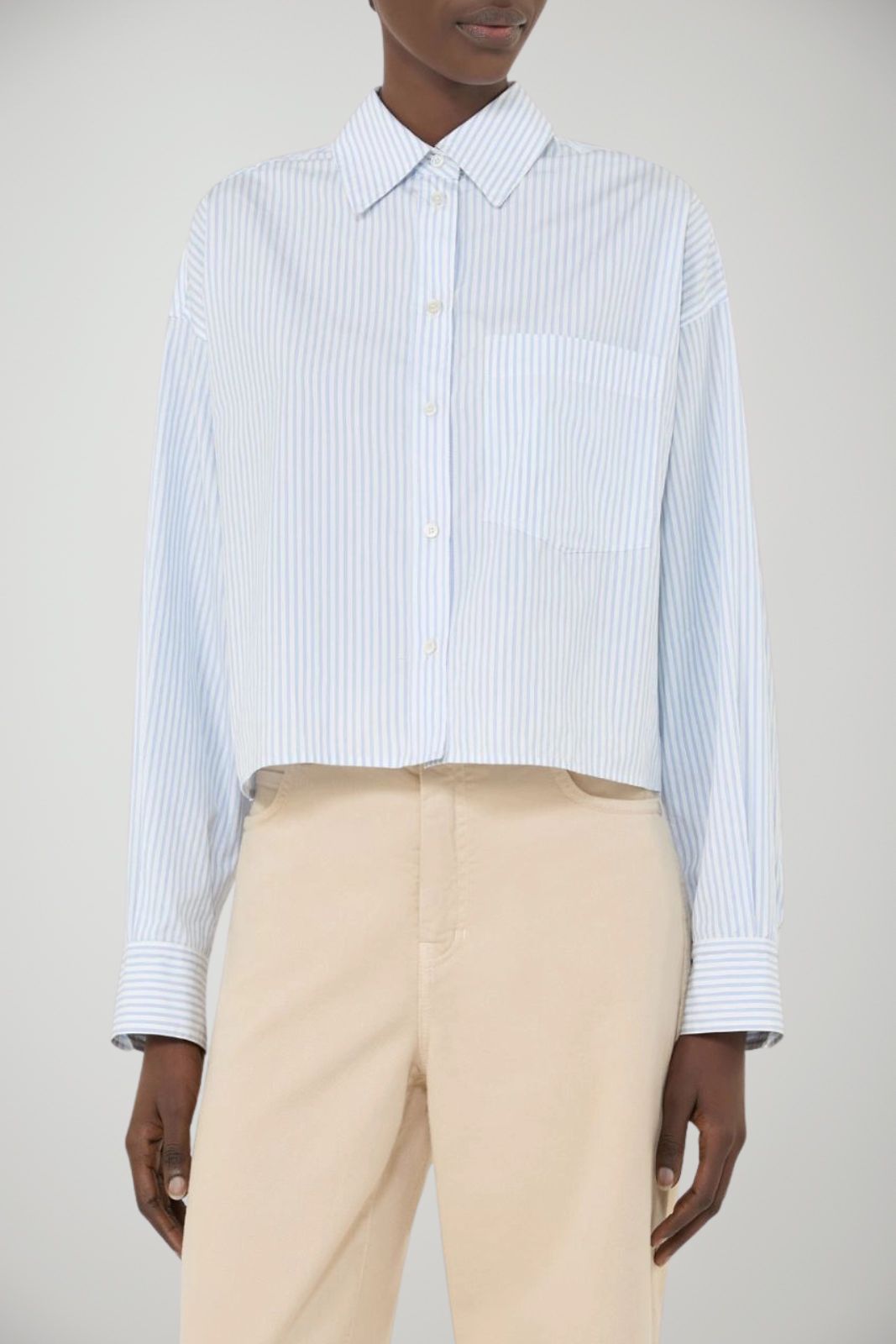 Weekend MaxMara Camicia Donna crop in popeline